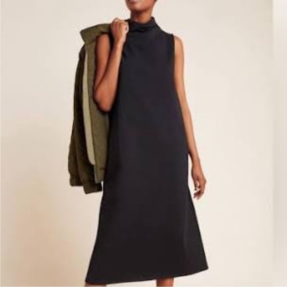 Velvet Graham and Spencer. Fiona Funnel Neck Sleeveless Midi Dress - Picture 1 of 6